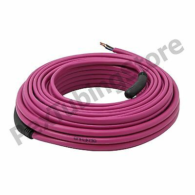 26-33 Sqft Electric Floor Heating Cable, 98 Ft Length, 120v, 540w
