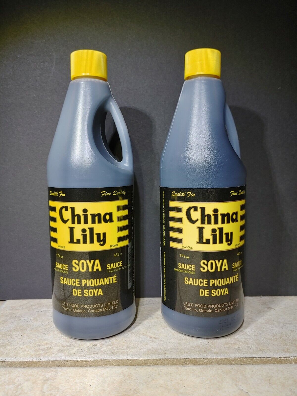 China Lily Soya Sauce 2 X 483ml Bottle