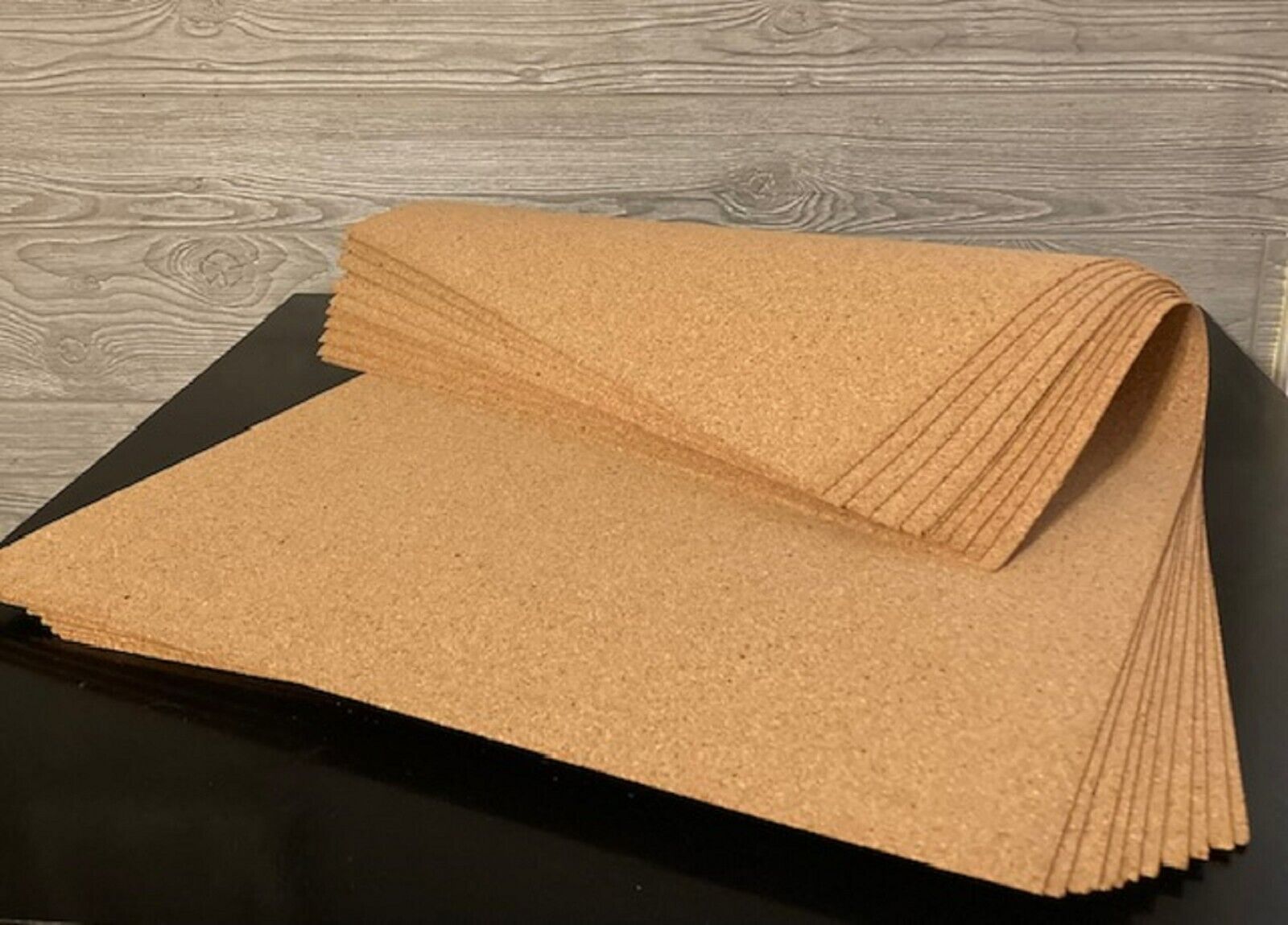 100% Natural Cork Sheets. 1/16" (2mm) Thick. 10 Pieces 20"x 30"