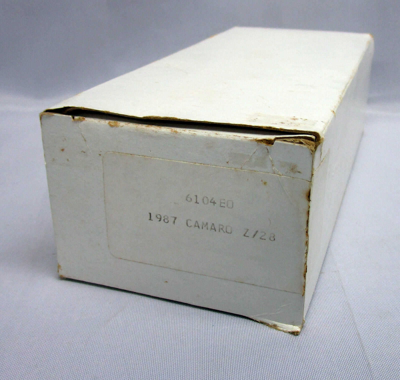 Empty Promo Boxes For 2 - 1987 Camaros Z/28 #6104eo