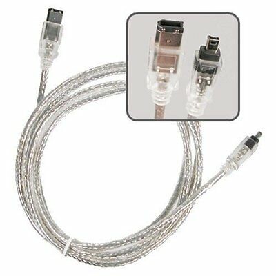 Firewire 6-4 Pin Dv Video Cable Cord Lead For Jvc Everio Camcorder Gr-da30/u/s/a