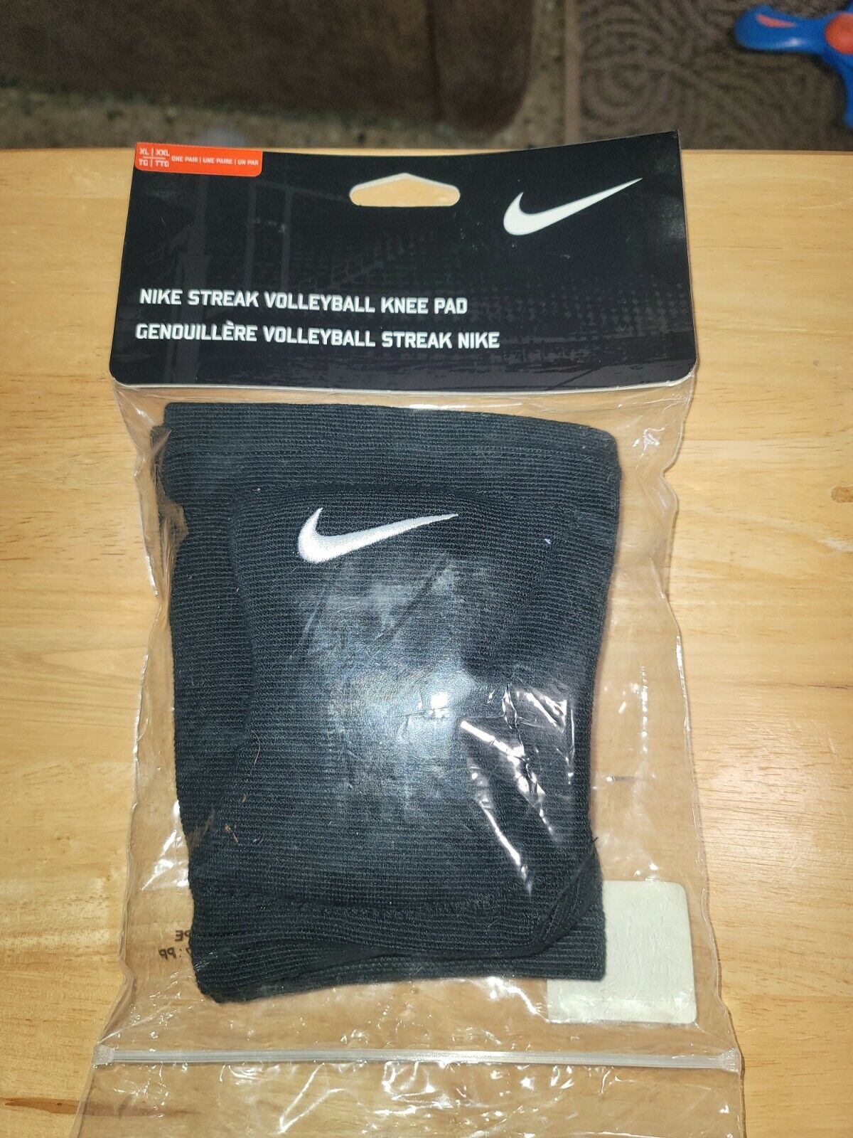 Nike Streak Volleyball Knee Pad Size Xl/xxl One Pair Sealed Package Black