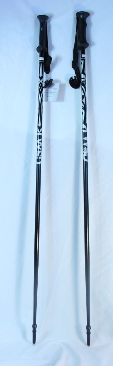 Wsd Ski Poles Downhill/alpine Aluminum Bk/silv Ski Poles Pick Size Free S/h Pair