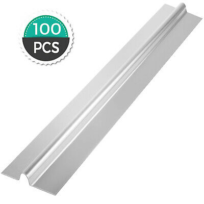 100 - 4' Omega Aluminum Radiant Floor Heat Transfer Plates For 1/2" Pex Tubing