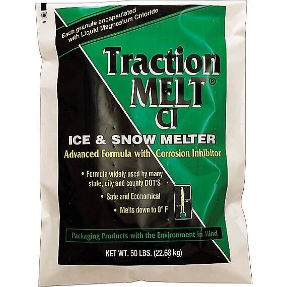 Traction Melt Melts To 0 Degrees 50 Lbs. Bag Swo50btm