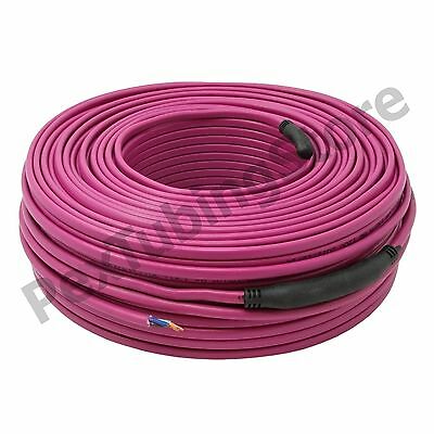 69-87 Sqft Electric Radiant Floor Heating Cable, 262 Ft Length, 120v, 1440w