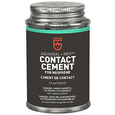 Gear Aid Aquaseal Neo Contact Cement For Neoprene And Wetsuit Repair, 4 Fl Oz