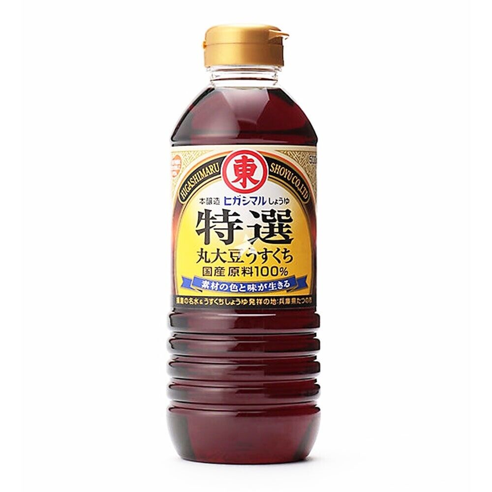 Higashimaru Shoyu Japanese Whole Soybeans Light Soy Sauce ヒガシマル東丸醤油特選丸大豆うすくちしょうゆ